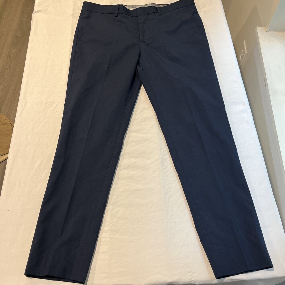 Vinci Philosophy Navy Blue W32 L32 Mens Dress Pants